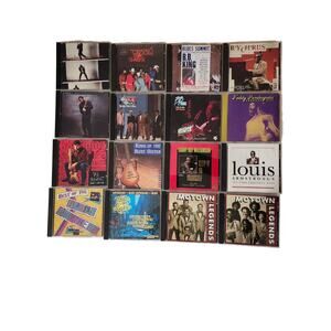 Lot of 16 CDs Blues/R&B/Soul Motown B.B. King Tab Benoit Many More